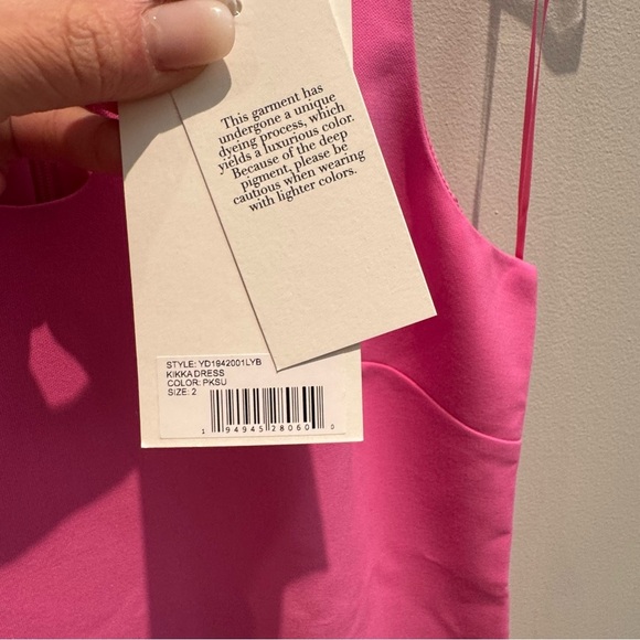 NWT- Likely Kikka Pink Feather Dress Women's Size 2 - Picture 5 of 7